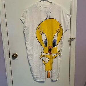 Warner bros. Vintage Tweety bird night shirt OS